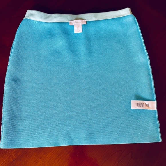 “HOUSE OF HARLOW 1960” BLUE SKIRT SIZE S  NWT - Picture 4 of 7